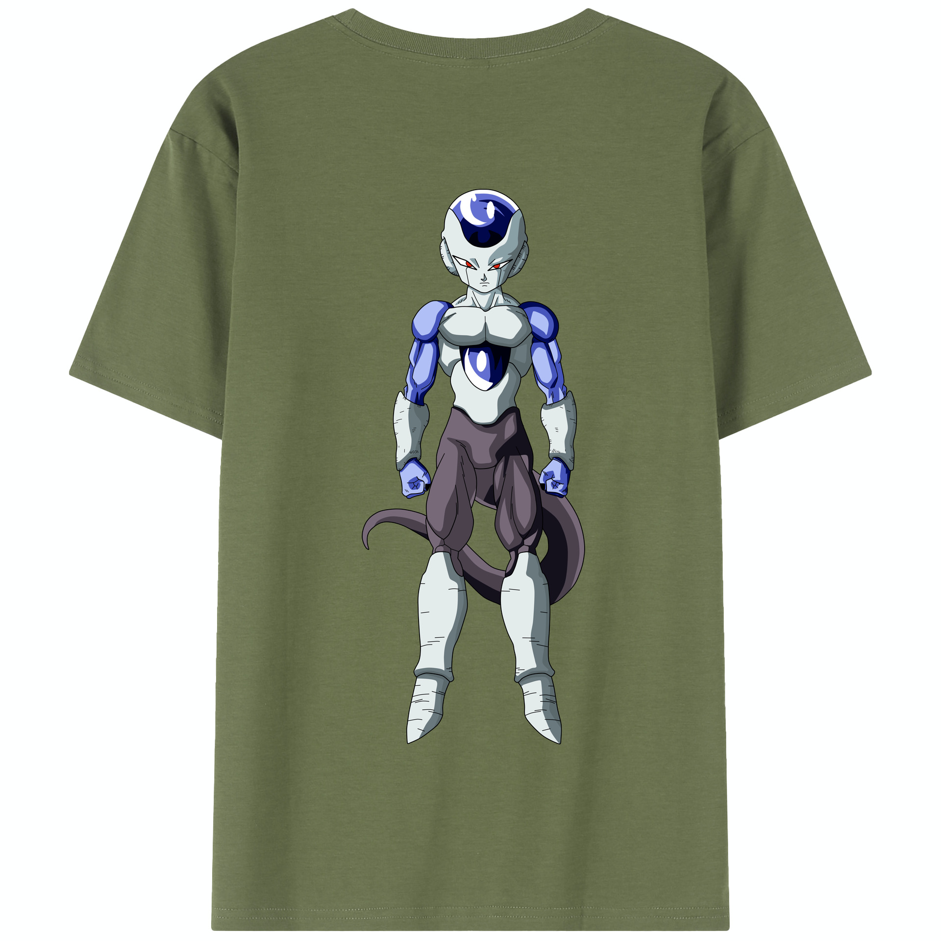 （画像用） ドラゴンボール フリーザ DRAGON BALL Frieza 綿100％半袖Tシャツ（背面プリント）